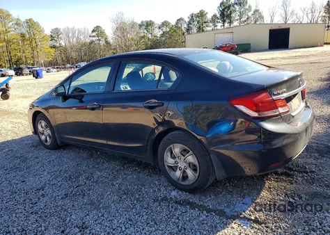 2013 Honda Civic Lx from USA, damaged, VIN 2HGFB2F53DH302324